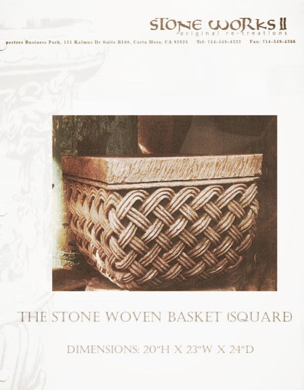 The Stone Woven Basket