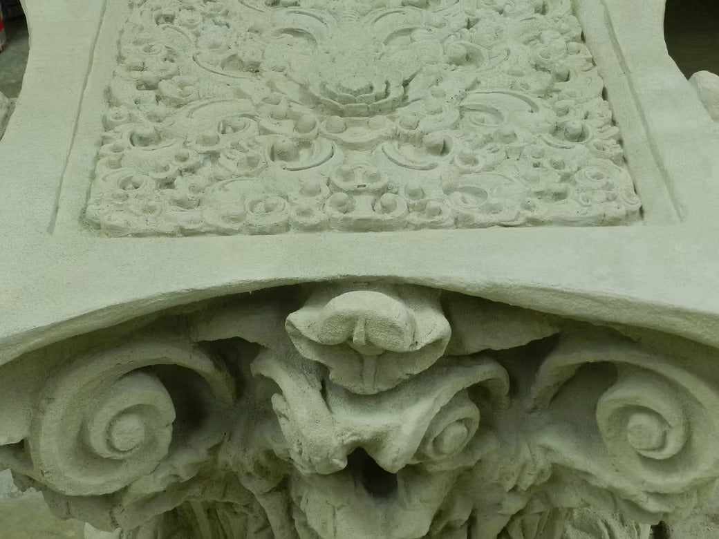 Greek Corinthian with Rose Plaque Inlay