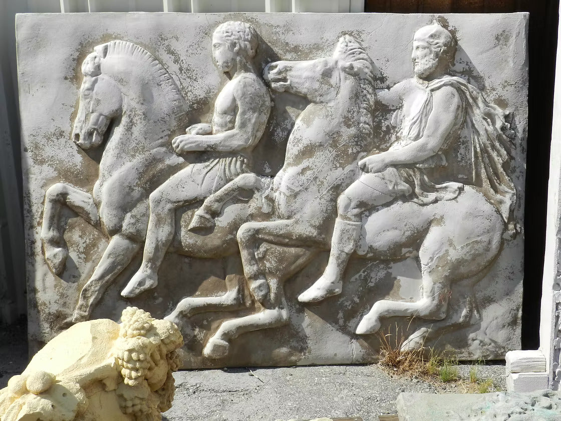 Parthenon Plaque 2 Horses 2 Riders