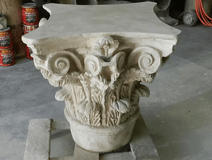 The Greek Corinthian  Stone Table Base