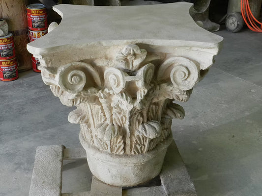 The Greek Corinthian stone Table Base