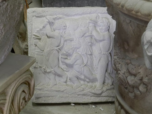 Medium Della Robia Plaque Musicians