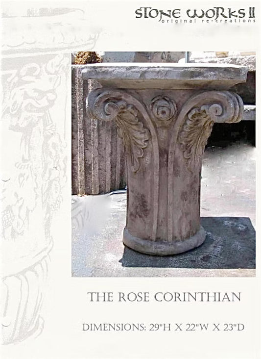 Rose Corinthian Table Base